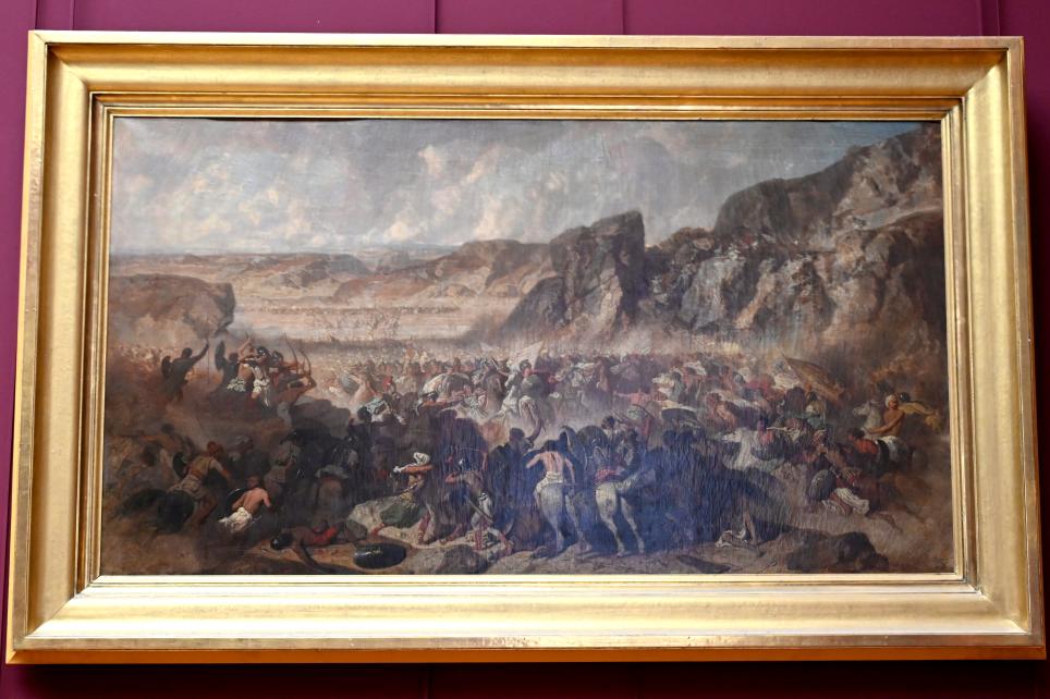 Jean-Adrien Guignet (1842), Die Episode vom Rückzug der Zehntausend, Paris, Musée du Louvre, Saal 943, um 1842, Bild 1/2