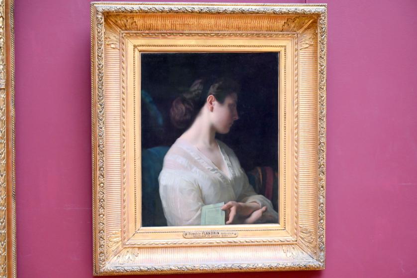 Hippolyte Flandrin (1842–1863), Studie eines Mädchens (Die junge Griechin), Paris, Musée du Louvre, Saal 943, 1863, Bild 1/2