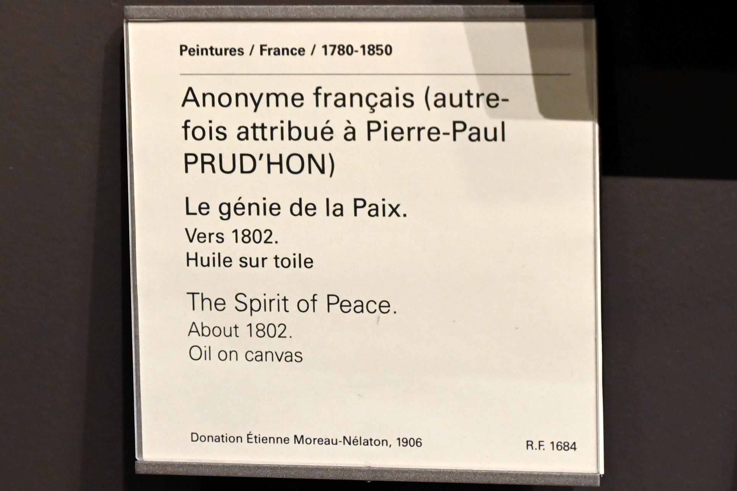 Genie des Friedens, Paris, Musée du Louvre, Saal 945, um 1802, Bild 2/2