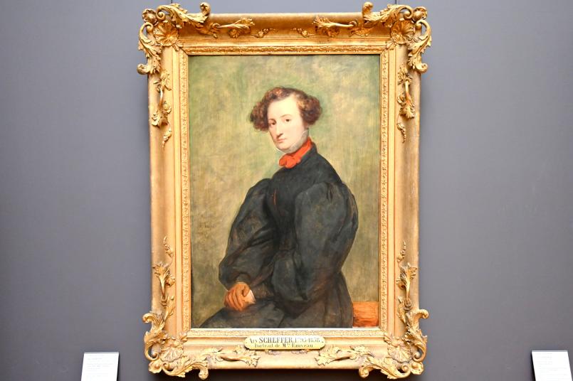 Ary Scheffer (1824–1855), Porträt der Bildhauerin Félicie de Fauveau (ca. 1801-1886), Paris, Musée du Louvre, Saal 946, 1829
