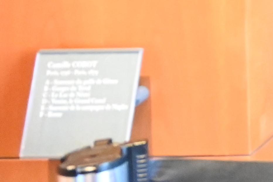 Jean-Baptiste Camille Corot (1823–1874), Der Nemi-See, Mantes-la-Jolie, Haus des Richters François-Parfait Robert, jetzt Paris, Musée du Louvre, Saal 947, 2. Viertel 19. Jhd., Bild 2/2