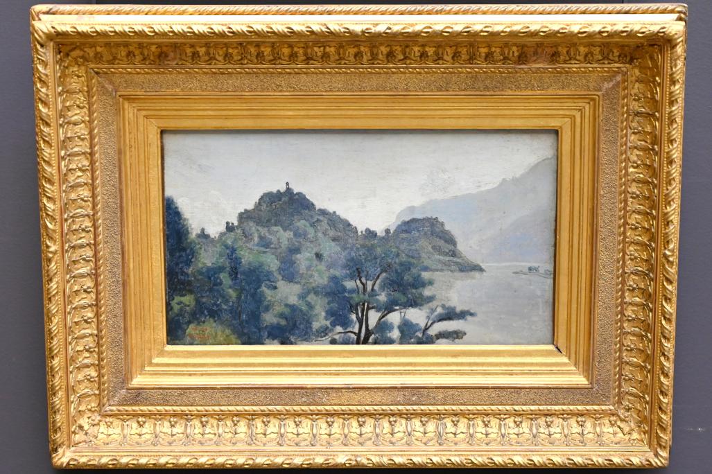 Jean-Baptiste Camille Corot (1823–1874), Der Brienzersee in der Schweiz, Paris, Musée du Louvre, Saal 949, um 1840–1845