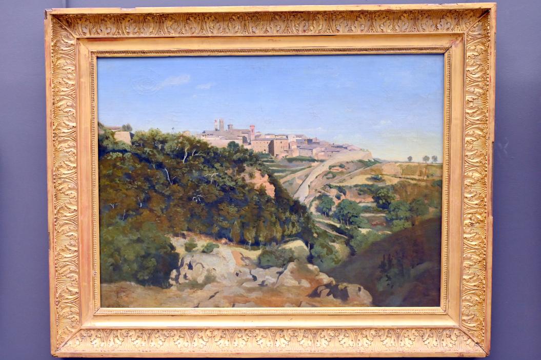 Jean-Baptiste Camille Corot (1823–1874), Die Gemeinde Volterra, Paris, Musée du Louvre, Saal 949, 1834