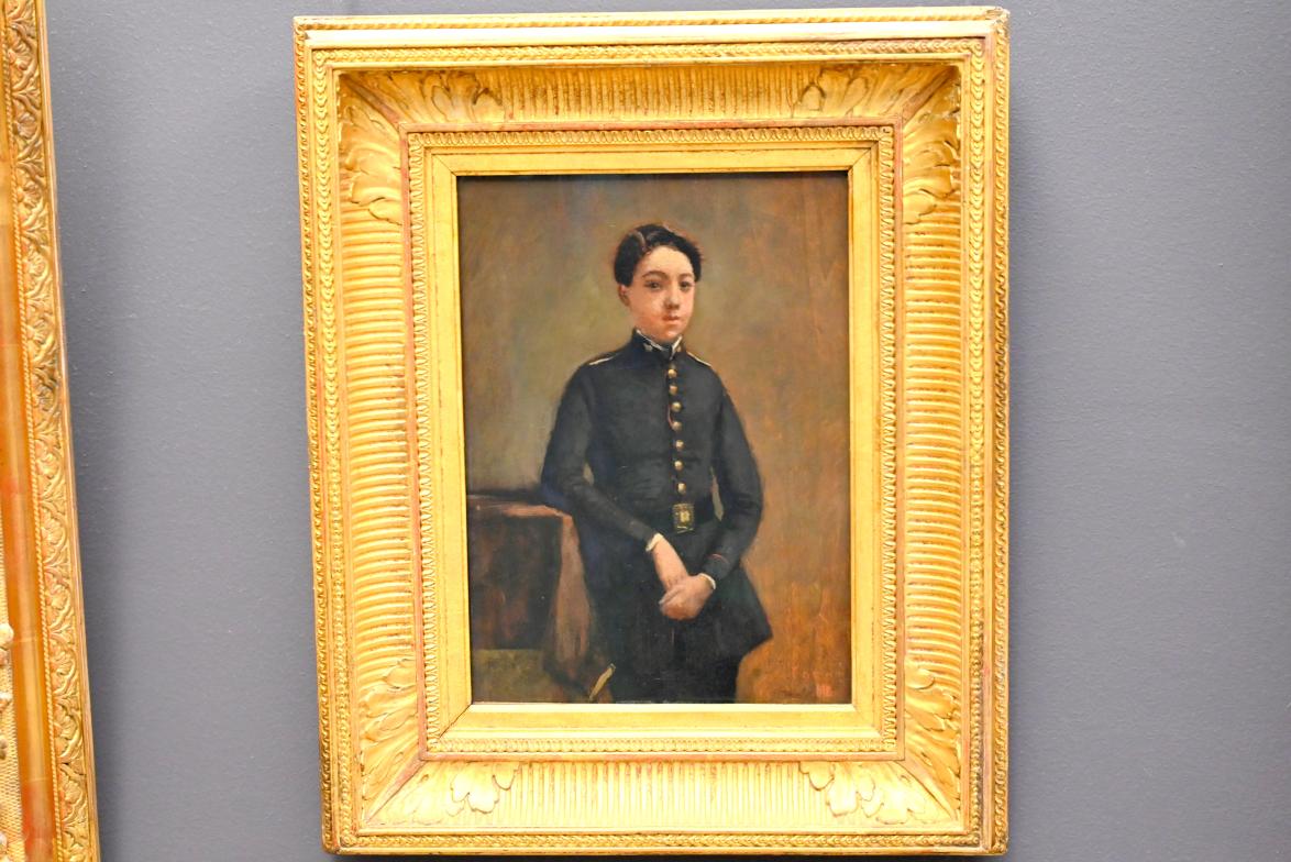 Jean-Baptiste Camille Corot (1823–1874), Schuljunge, Paris, Musée du Louvre, Saal 949, um 1854, Bild 1/2