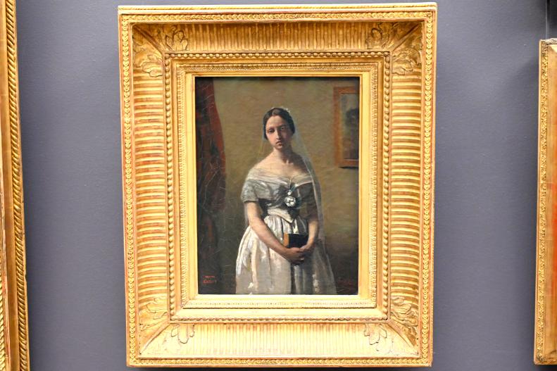 Jean-Baptiste Camille Corot (1823–1874), Die Braut, Paris, Musée du Louvre, Saal 949, um 1845