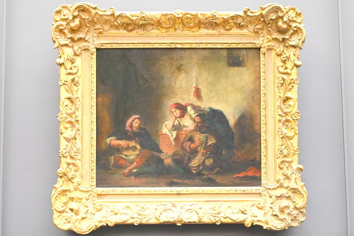 Eugène Delacroix (1820–1862), Jüdische Musiker aus Mogador (Marokko), Paris, Musée du Louvre, Saal 950, vor 1847