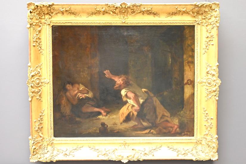 Eugène Delacroix (1820–1862), Der Gefangene von Chillon, Paris, Musée du Louvre, Saal 950, 1834