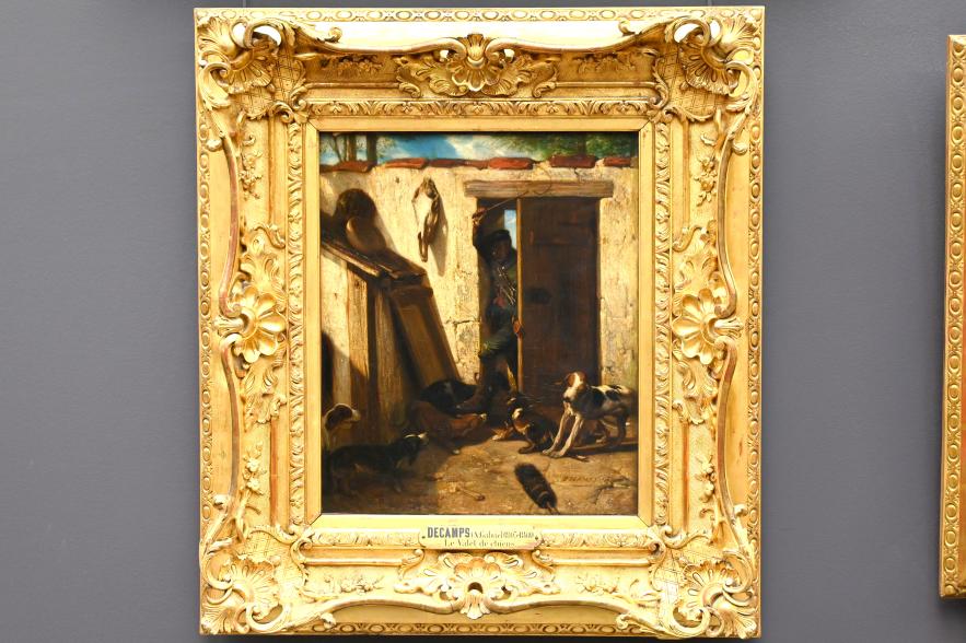 Alexandre-Gabriel Decamps (1830–1854), Hundezwinger und Hundehalter, Paris, Musée du Louvre, Saal 951, 1842
