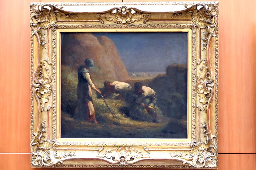 Jean-François Millet (1844–1874), Die Heubinder, Paris, Musée du Louvre, Saal 951, um 1853–1854, Bild 1/2