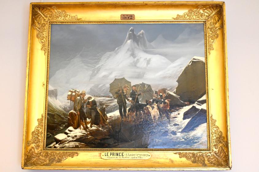 Auguste-Xavier Leprince (1823–1825), Sustenpass im Kanton Uri, Paris, Musée du Louvre, Saal 948, 1825