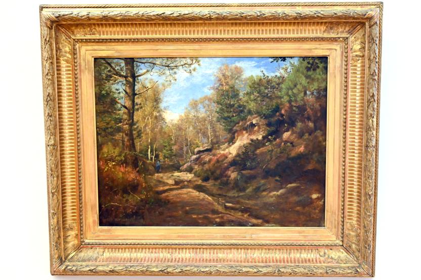 Constant Dutilleux (1855), Kiefern und Birken im Wald von Fontainebleau, Paris, Musée du Louvre, Saal 948, um 1855, Bild 1/2