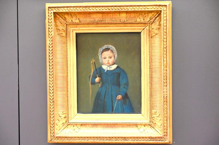 Jean-Baptiste Camille Corot (1823–1874), Porträt des Louis Robert, Sohn eines Freundes des Malers, Paris, Musée du Louvre, Saal 948, um 1843–1844