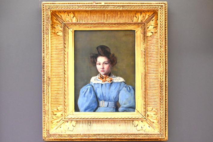 Jean-Baptiste Camille Corot (1823–1874), Porträt der Laure Sennegon, Nichte des Künstlers, Paris, Musée du Louvre, Saal 948, 1831