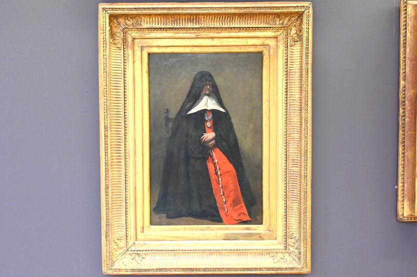 Jean-Baptiste Camille Corot (1823–1874), Mère Marie-Héloïse von den Zehn Tugenden, Oberin eines Klosters in Boulogne-sur-Mer, Paris, Musée du Louvre, Saal 948, 1852