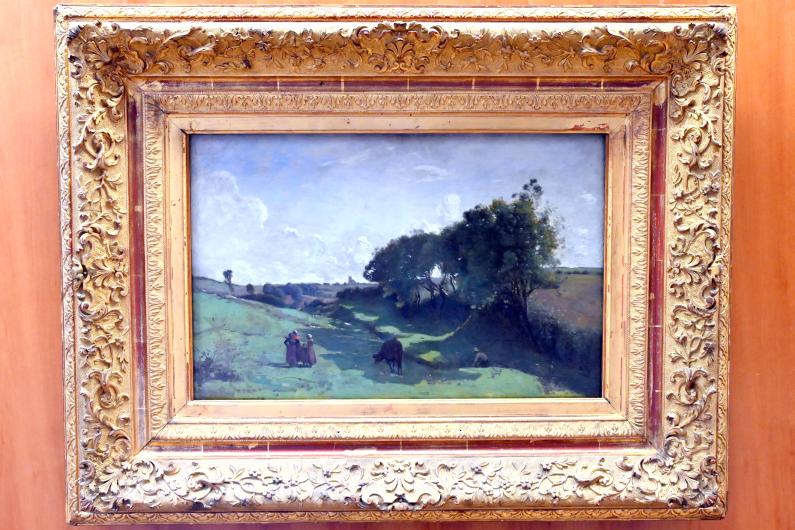 Jean-Baptiste Camille Corot (1823–1874), Das Tal, Paris, Musée du Louvre, Saal 948, um 1855–1860