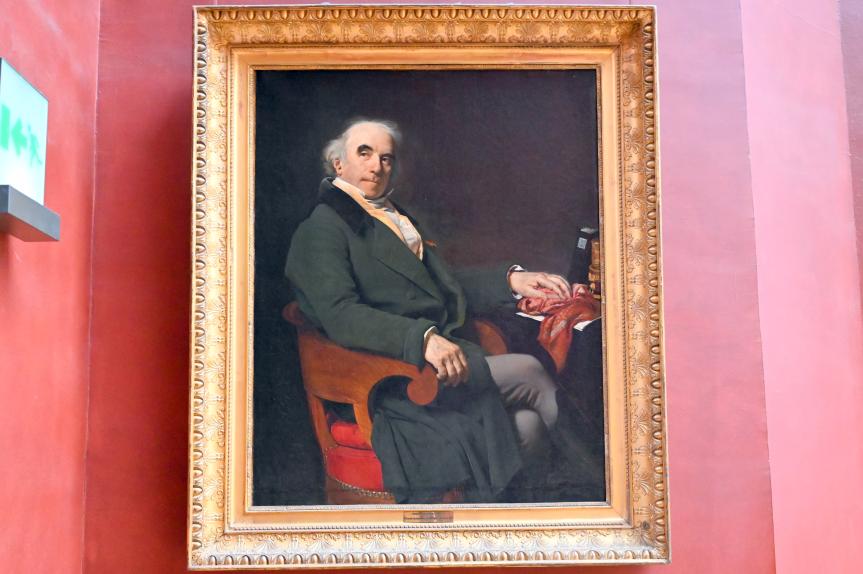 Amable Louis Claude Pagnest (1814–1816), Porträt des Chevalier Denys Germain de Nanteuil-Lanorville (1754-1834), Generalverwalter der Royal, Paris, Musée du Louvre, Saal 700, vor 1817