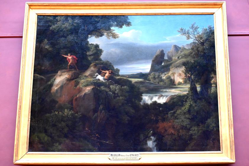 Achille Etna Michallon (1816–1822), Peirithoos und die Zentauren, Paris, Musée du Louvre, Saal 700, 1822