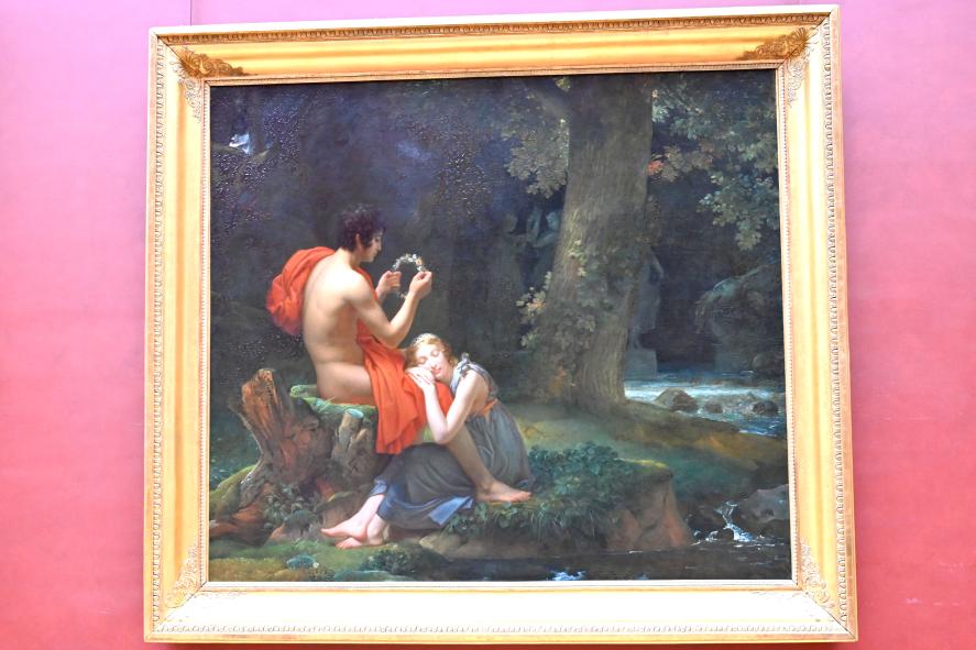 François Gérard (1794–1824), Daphnis und Chloe, Paris, Musée du Louvre, Saal 700, 1824