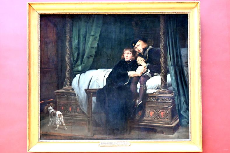 Paul Delaroche (1826–1855), Eduard V., König von England, und Richard of Shrewsbury, 1. Duke of York, im Tower of London (Die Kinder des Eduard), Paris, Musée du Louvre, Saal 700, 1830