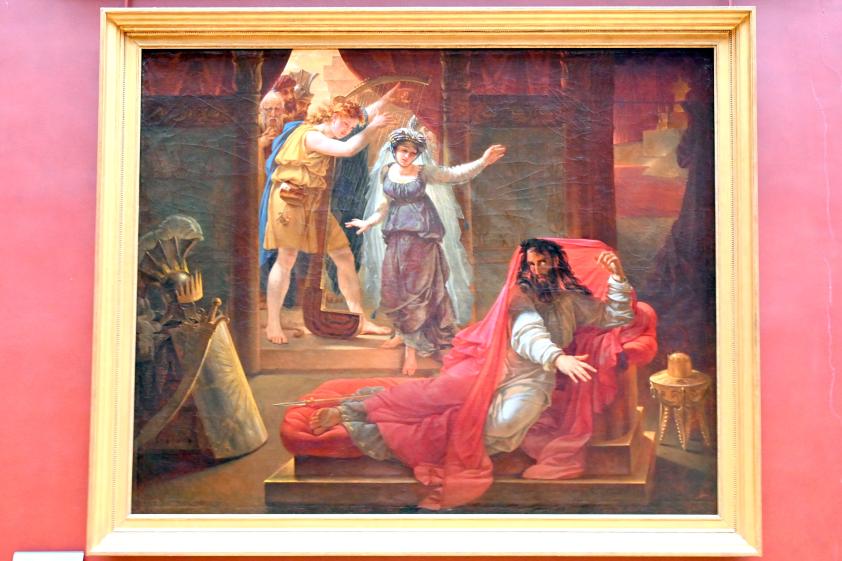 Antoine-Jean Gros (1795–1826), David spielt vor König Saul die Harfe, Paris, Musée du Louvre, Saal 700, 1821