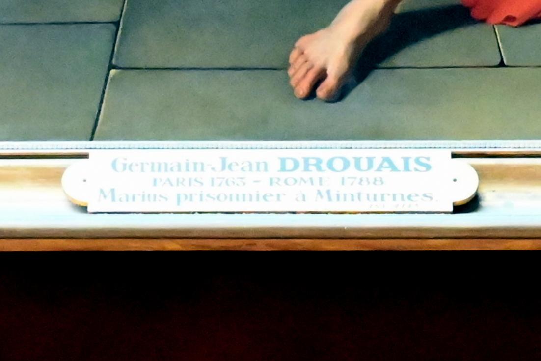 Germain-Jean Drouais (1785–1786), Gefangener Marius in Minturnes, Paris, Musée du Louvre, Saal 702, 1786, Bild 2/2