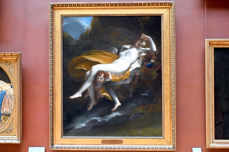 Pierre Paul Prud’hon (1782–1822), Entführung der Psyche, Paris, Musée du Louvre, Saal 702, vor 1808