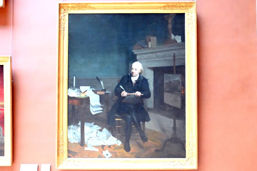 Henri-Pierre Danloux (1792–1813), Jean-François de La Marche (1729-1805), Grafbischof von Saint-Pol-de-Léon, 1791 nach England ausgewandert, Paris, Musée du Louvre, Saal 702, vor 1814, Bild 1/2
