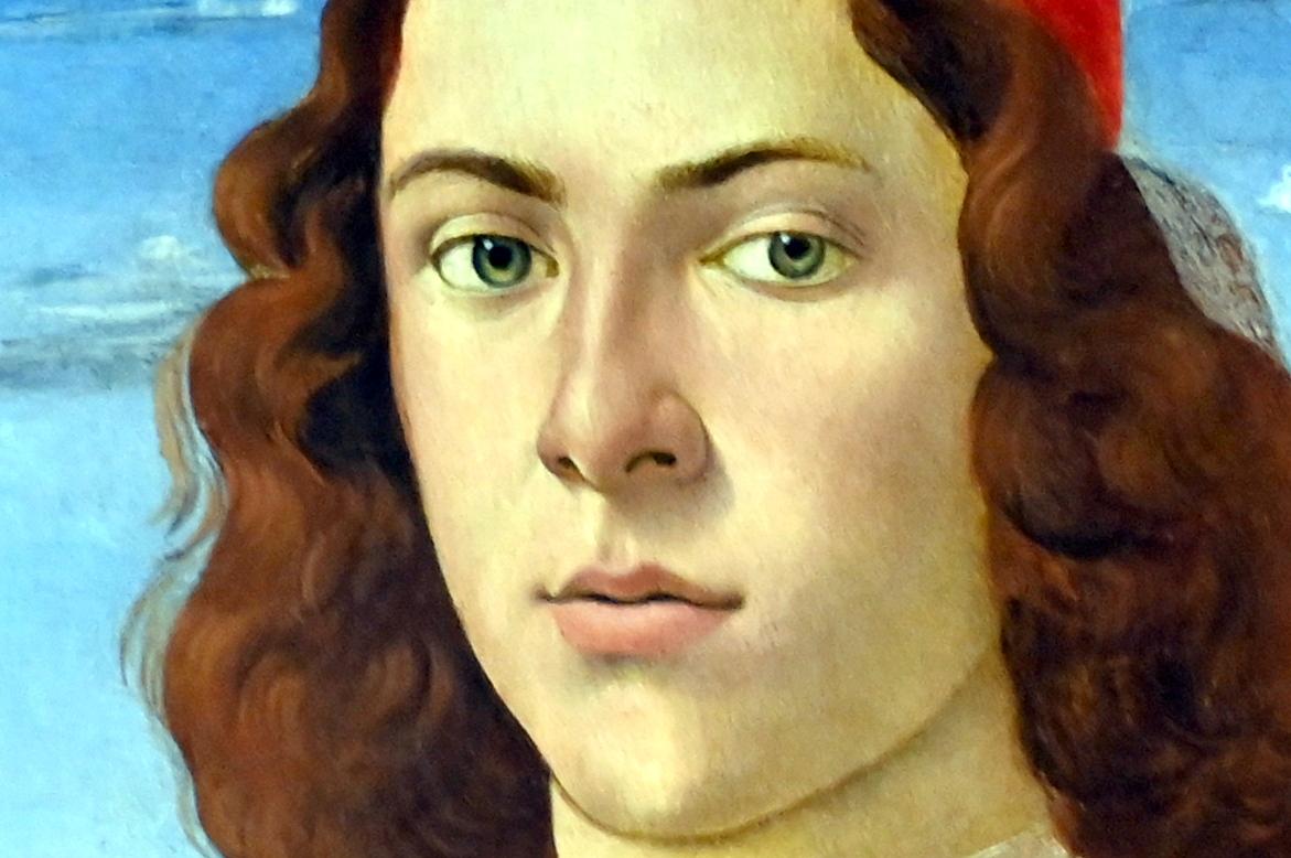 Sandro Botticelli (1462–1500), Porträt eines jungen Mannes, Paris, Musée du Louvre, Saal 708, um 1475–1480, Bild 2/3