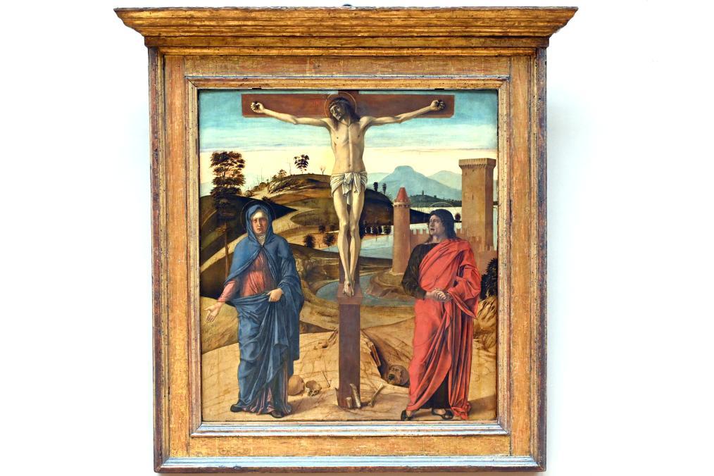 Giovanni Bellini (1452–1515), Kreuzigung, Paris, Musée du Louvre, Saal 710b, um 1465–1470