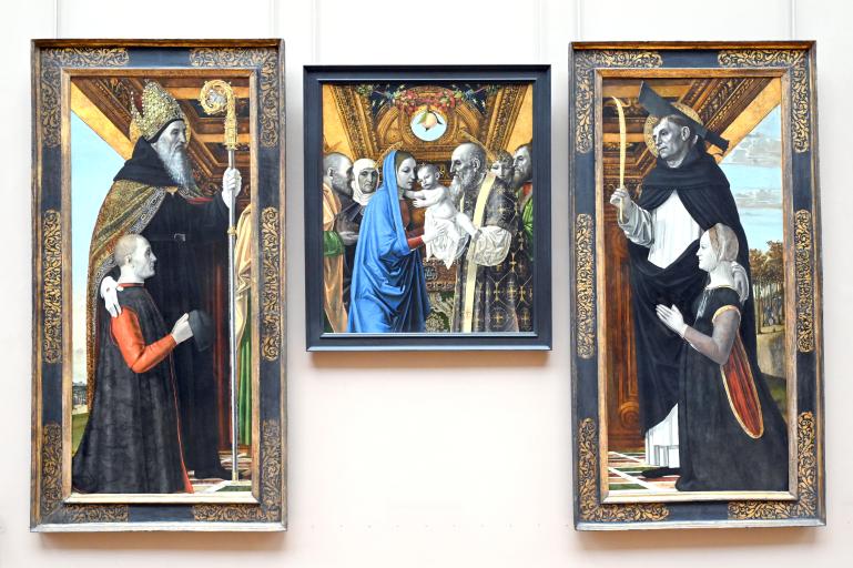 Ambrogio da Fossano (Bergognone) (1490–1516), Darstellung des Herrn, Paris, Musée du Louvre, Saal 710c, um 1494