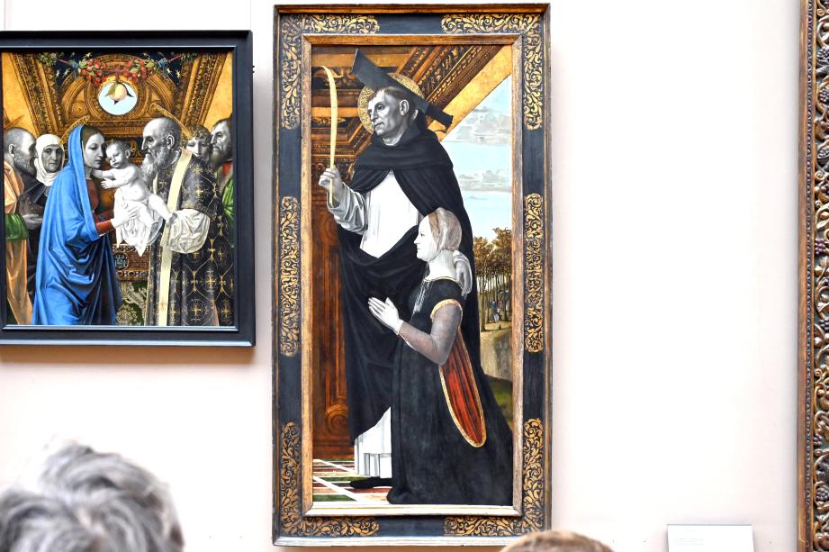 Ambrogio da Fossano (Bergognone) (1490–1516), Darstellung des Herrn, Paris, Musée du Louvre, Saal 710c, um 1494, Bild 4/5