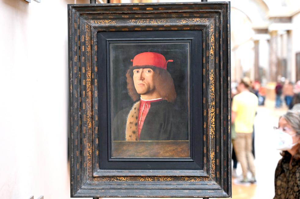 Porträt eines Mannes, Paris, Musée du Louvre, Saal 710d, um 1490–1500, Bild 1/2
