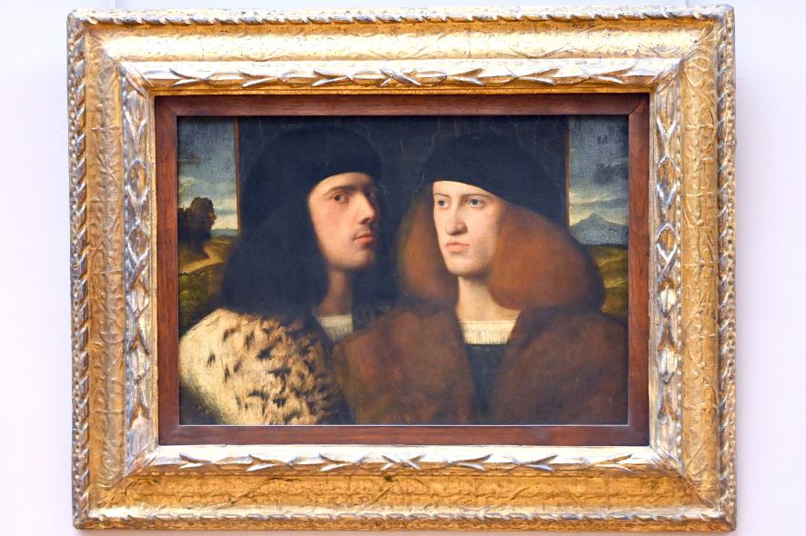 Porträt zweier junger Männer, Paris, Musée du Louvre, Saal 710d, um 1500–1520
