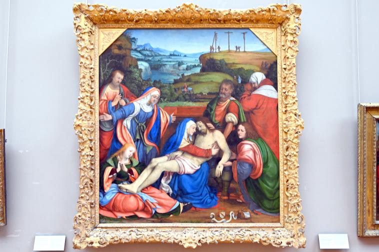 Andrea Solari (1495–1522), Beweinung Christi, Paris, Musée du Louvre, Saal 710d, um 1509