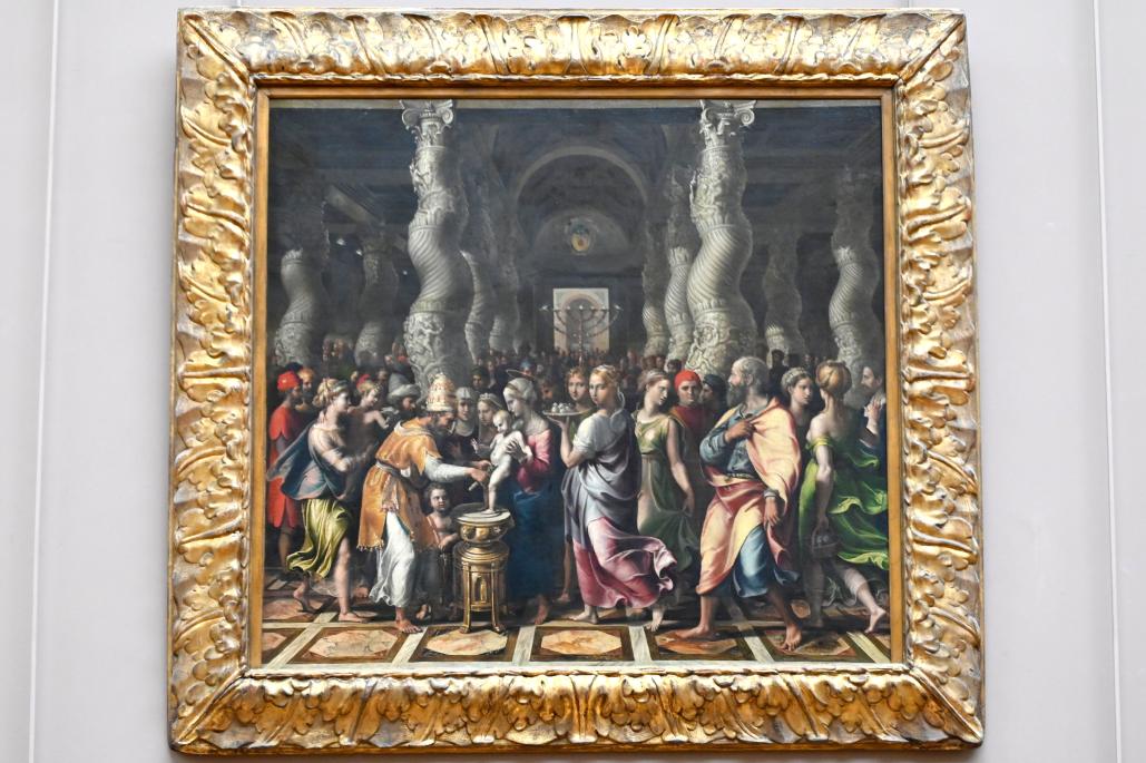Giulio Romano (Giulio Pippi) (1515–1537), Beschneidung Christi, Paris, Musée du Louvre, Saal 710e, um 1520–1524, Bild 1/2