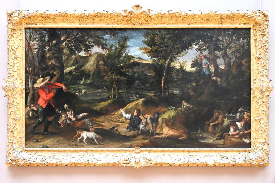 Annibale Carracci (1582–1609), Die Jagd, Paris, Musée du Louvre, Saal 712c, um 1585–1588