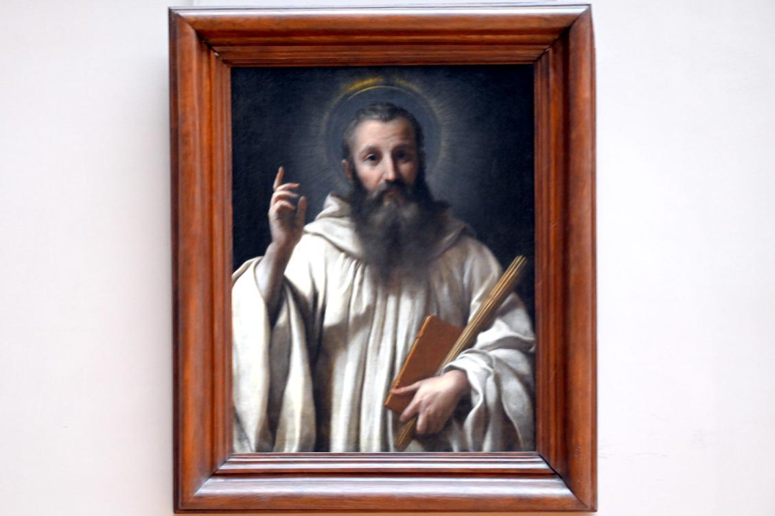 Heiliger Benedikt von Nursia, Paris, Musée du Louvre, Saal 716d, um 1630–1660, Bild 1/2