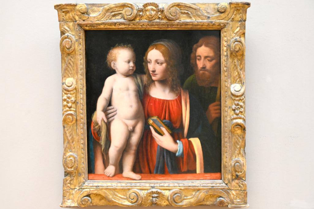 Bernardino Luini (1510–1527), Die Heilige Familie, Paris, Musée du Louvre, Saal 710f, um 1510–1515