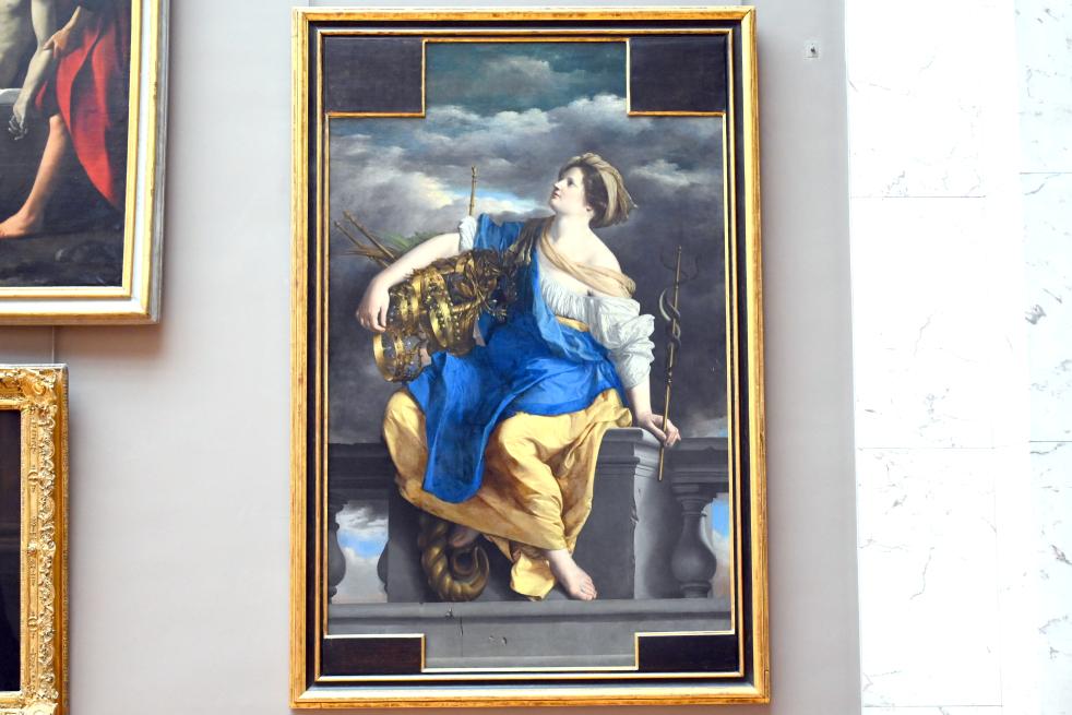 Orazio Gentileschi (1606–1632), Das öffentliche Glück triumphiert über die Gefahr, Paris, Musée du Louvre, Saal 716e, um 1623–1625