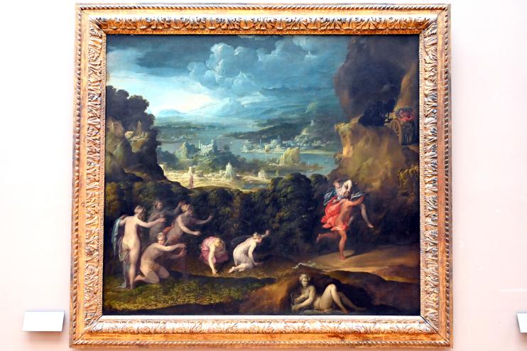 Nicolò dell’Abate (1532–1570), Die Entführung der Proserpina, der Göttin der Fruchtbarkeit und des Frühlings, durch Pluto, den Gott der Unterwelt, Paris, Musée du Louvre, Saal 712e, um 1570