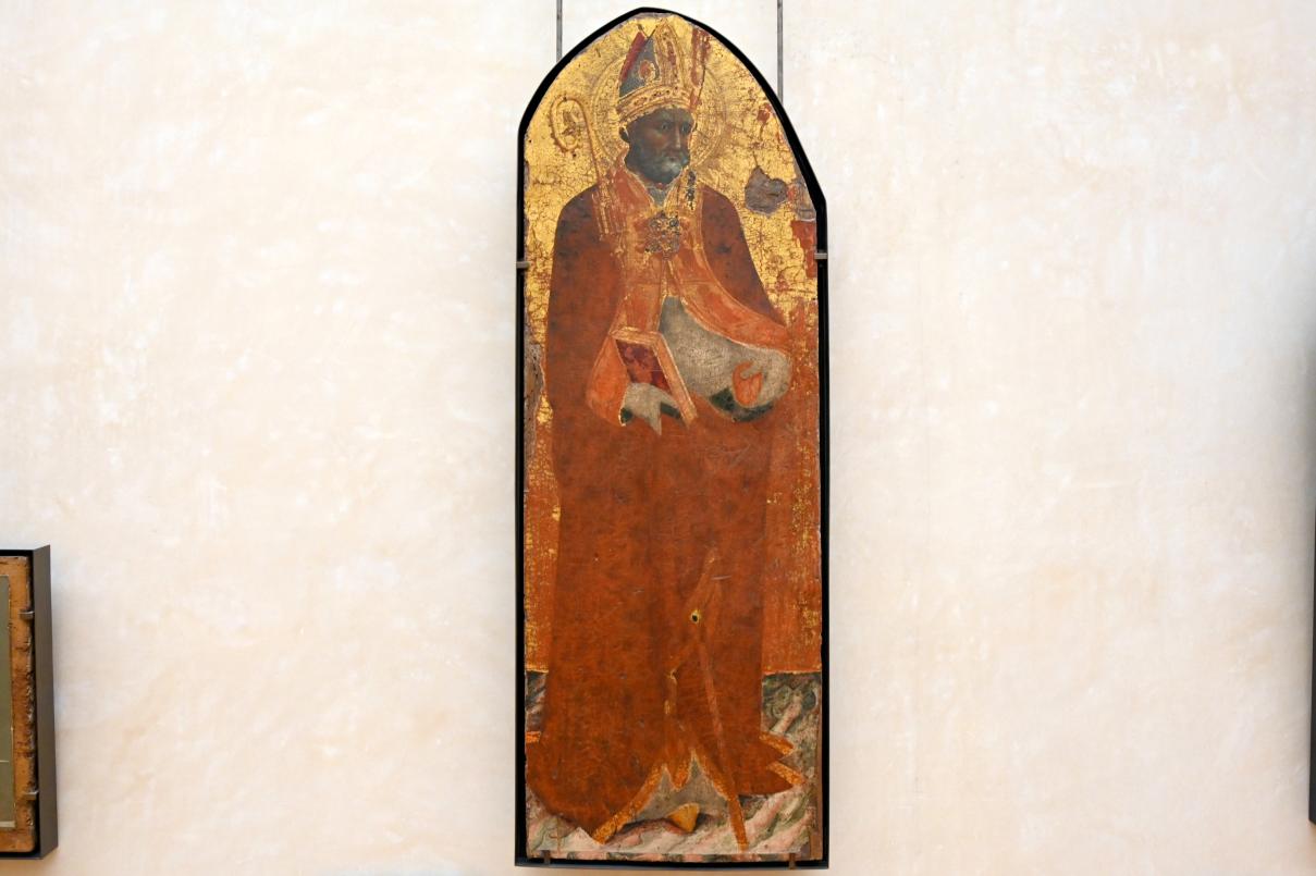 Stefano di Giovanni di Consolo (Sassetta) (1432–1444), Heiliger Nikolaus von Bari, Paris, Musée du Louvre, Saal 709, um 1430–1435