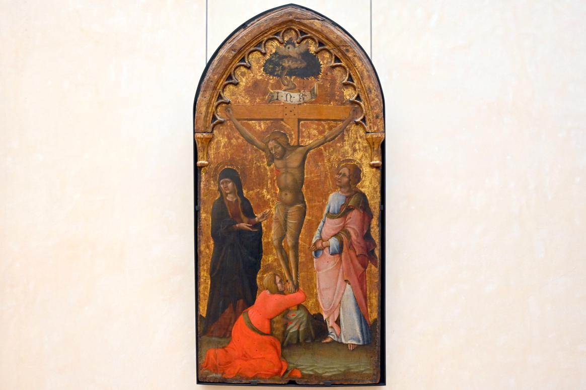 Nicola d'Ulisse (1450), Kreuzigung, Paris, Musée du Louvre, Saal 709, um 1450