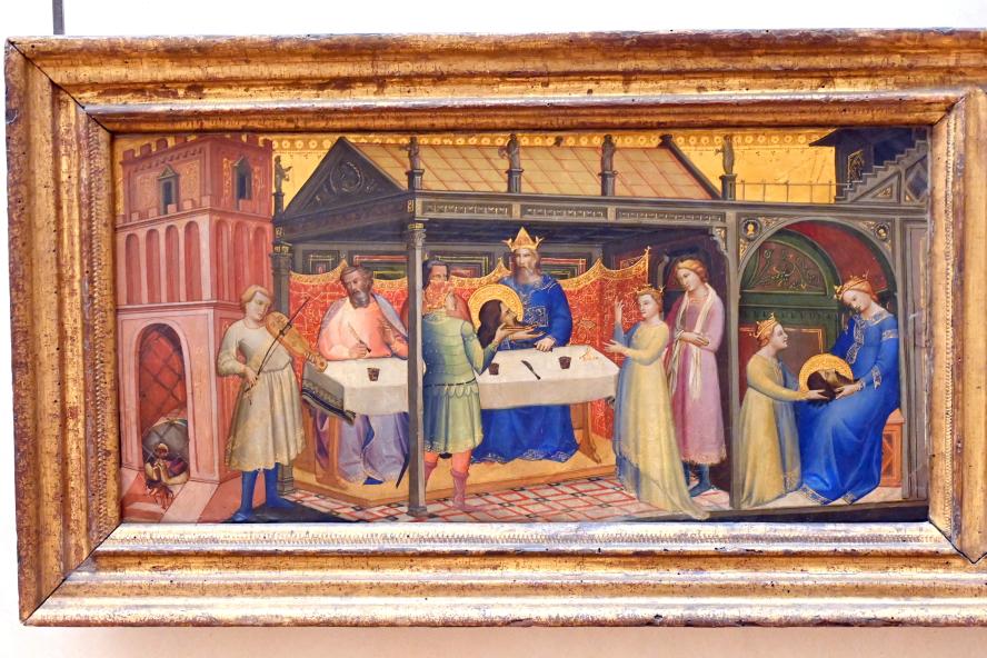 Lorenzo Monaco (Piero di Giovanni) (1387–1415), Predella eines Altars, Florenz, ehem. Kamaldulenser-Kirche Santa Maria degli Angeli, jetzt Paris, Musée du Louvre, Saal 709, 1387–1388, Bild 2/4