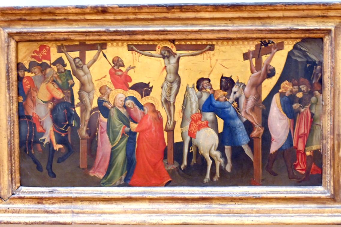 Lorenzo Monaco (Piero di Giovanni) (1387–1415), Predella eines Altars, Florenz, ehem. Kamaldulenser-Kirche Santa Maria degli Angeli, jetzt Paris, Musée du Louvre, Saal 709, 1387–1388, Bild 3/4