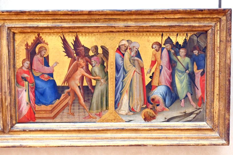 Lorenzo Monaco (Piero di Giovanni) (1387–1415), Predella eines Altars, Florenz, ehem. Kamaldulenser-Kirche Santa Maria degli Angeli, jetzt Paris, Musée du Louvre, Saal 709, 1387–1388, Bild 4/4