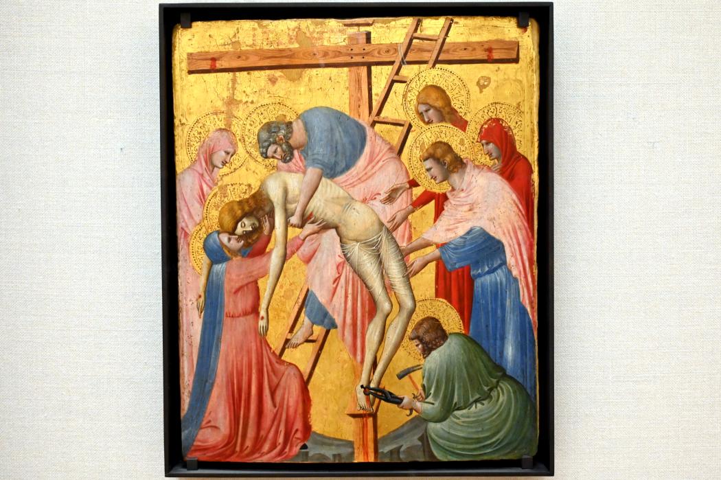 Pietro da Rimini (1325–1330), Die Kreuzabnahme, Paris, Musée du Louvre, Saal 709, um 1325–1330