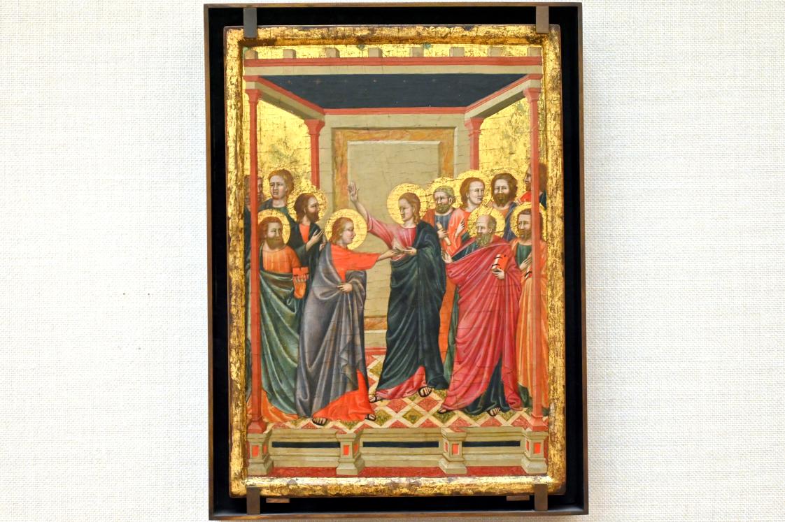 Der ungläubige Thomas, Paris, Musée du Louvre, Saal 709, um 1320–1330