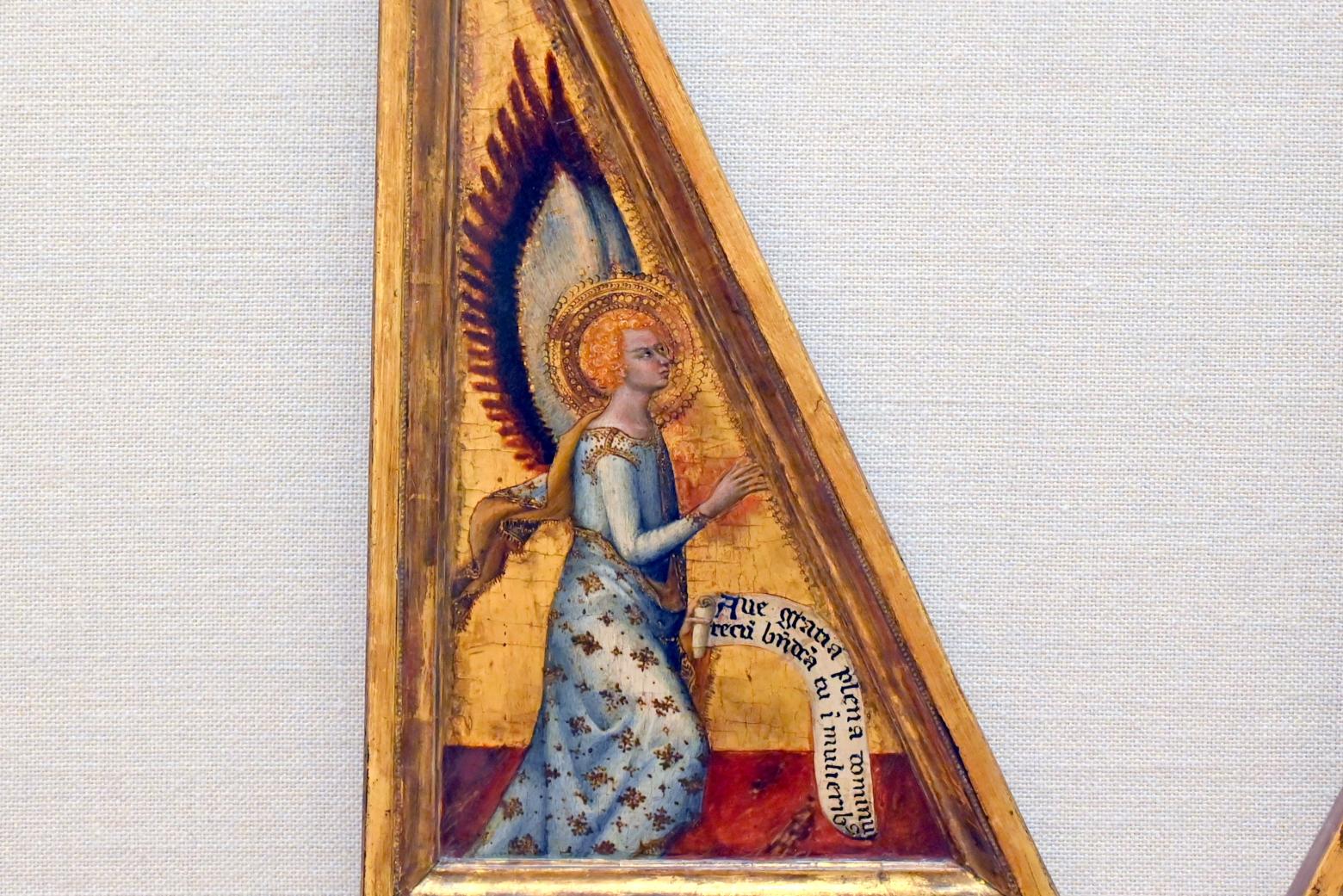 Matteo Giovannetti (1345), Mariä Verkündigung, Paris, Musée du Louvre, Saal 709, um 1345, Bild 2/4