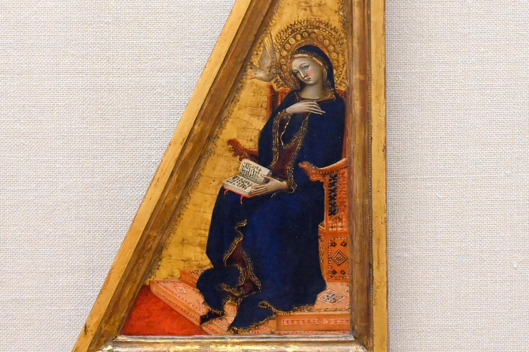 Matteo Giovannetti (1345), Mariä Verkündigung, Paris, Musée du Louvre, Saal 709, um 1345, Bild 3/4