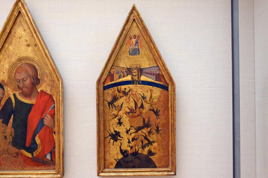Meister der aufständischen Engel (1342), Fall der aufständischen Engel, Paris, Musée du Louvre, Saal 709, um 1340–1345